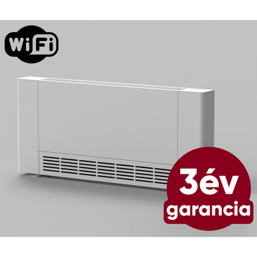 RUBYNOR AMG 1290 WiFi extra vékony, parapet - fali fan coil (2,6/4,9 kW - jobb oldali termosztát)