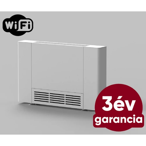 RUBYNOR AMG 890 WiFi extra vékony parapet - fali fan coil (1250/2340 Watt)