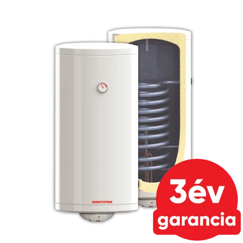 Sunsystem BB V/S1 R 150 fali álló indirekt HMV tartály 1 hőcserélővel (jobbos/ 150 liter / 3 kW)