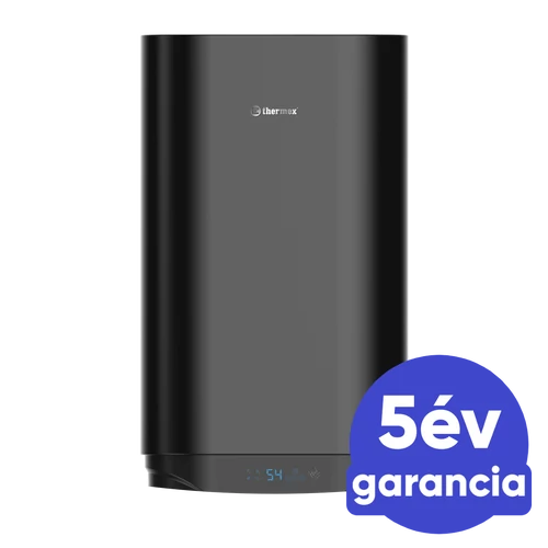 fekete lapos bojler 100 L Smart, Wifi vezérléssel, 2000 Watt teljesítmény / THERMEX