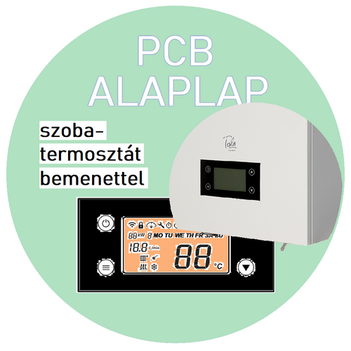 THERMEX TESLA 12-24 PCB alaplap - hagyományos szobatermosztát bemenettel