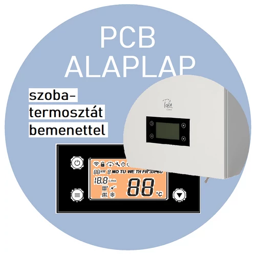 THERMEX TESLA 6-12 kijelző panel - hagyományos szobatermosztát bemenettel Thermex Tesla WiFi elektromos kazánokhoz