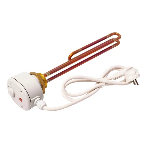 UNIVAL elektromos fűtőbetét 2 kW - beépített termosztáttal (5/4" - galvanizált)