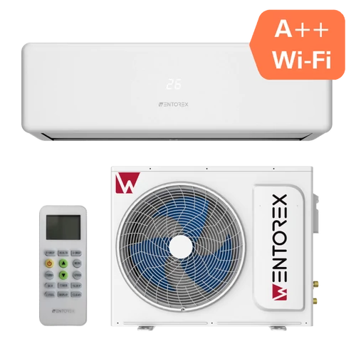 WENTOREX California 18 WiFi oldalfali split hűtő-fűtő klíma, tartó konzollal (R32 - 5 kW)