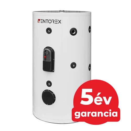 rozsdamentes, egy hőcserélős álló indirekt HMV tartály 750 liter / WENTOREX 