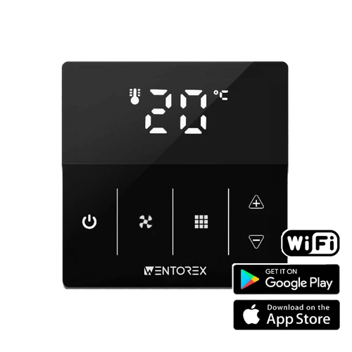 WENTOREX Control FC-2 WiFi digitális fan coil termosztát (3A)