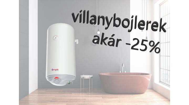 Elektromos vízmelegítők december 3-ig kedvezőbb áron!