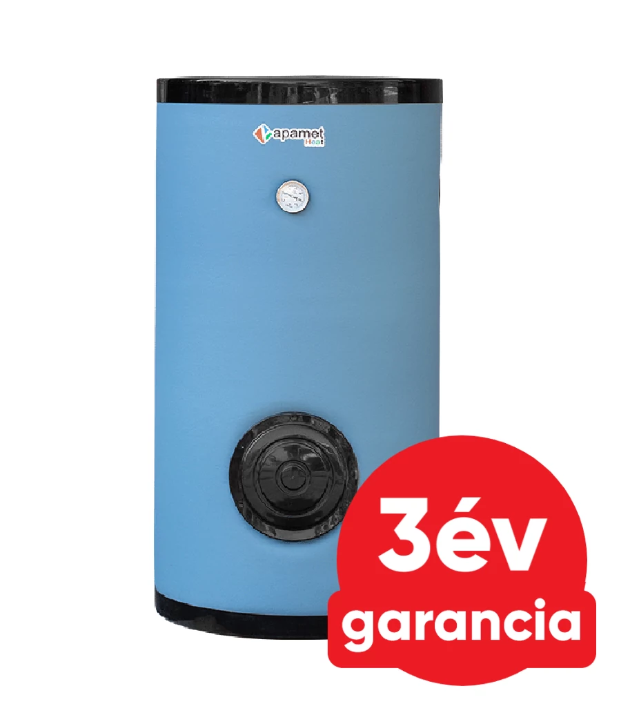 APAMET HP BOT 200 indirekt használati meleg víz tartály hőszivattyúhoz (1 megnövelt hőcserélő - 200 liter - 0 kW)