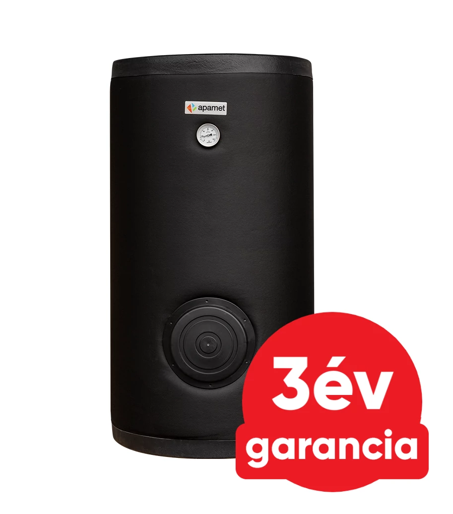 APAMET S2 BOT 200 álló indirekt HMV tartály (200 liter / 2 hőcserélő / fűtőbetét nélkül)