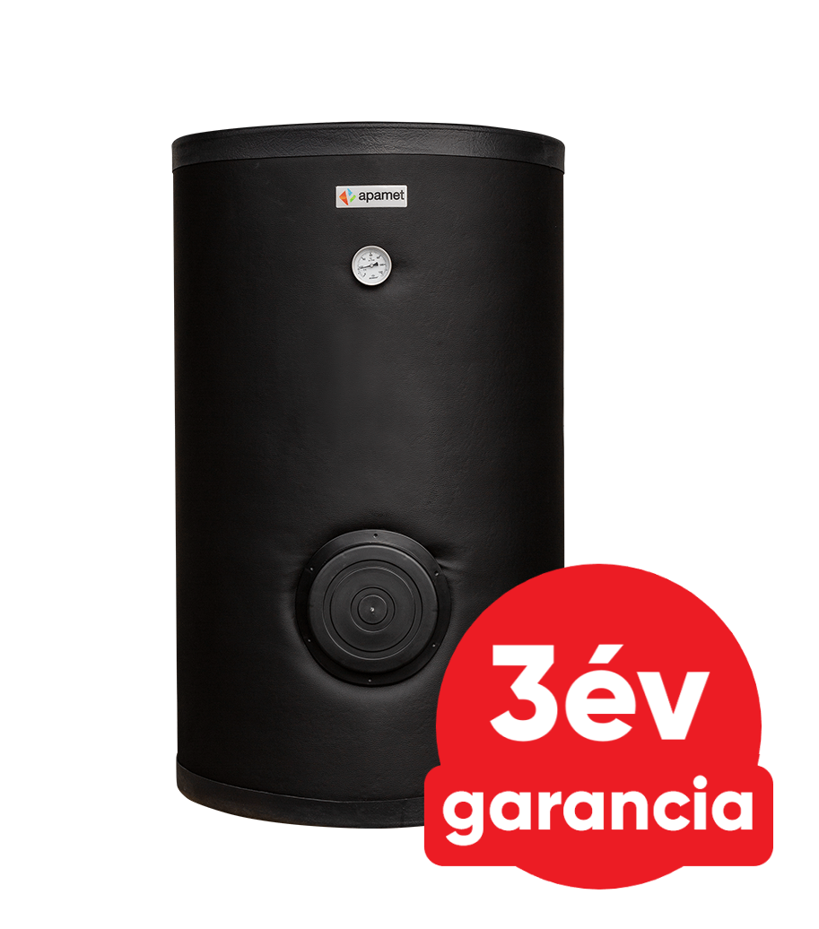 APAMET STIL S2 BOT 300 álló indirekt HMV tartály (300 liter / 2 hőcserélő / fűtőbetét nélkül)