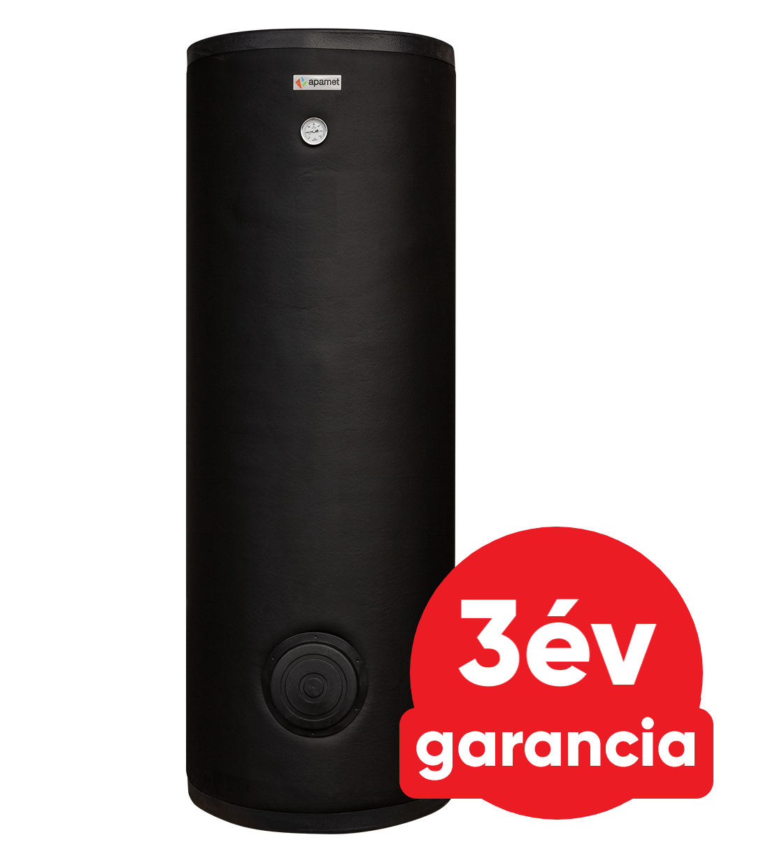 APAMET STIL S2 BOT 500 álló indirekt HMV tartály (500 liter / 2 hőcserélő / fűtőbetét nélkül)