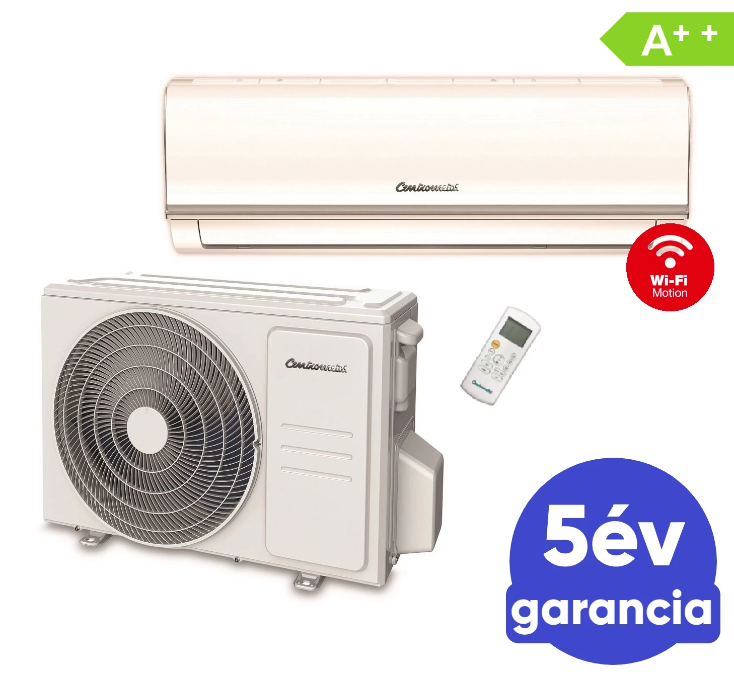 Centrometal AC-Cm M-18000 oldalfali split hűtő/fűtő klíma (R32 - 5,27 kW)