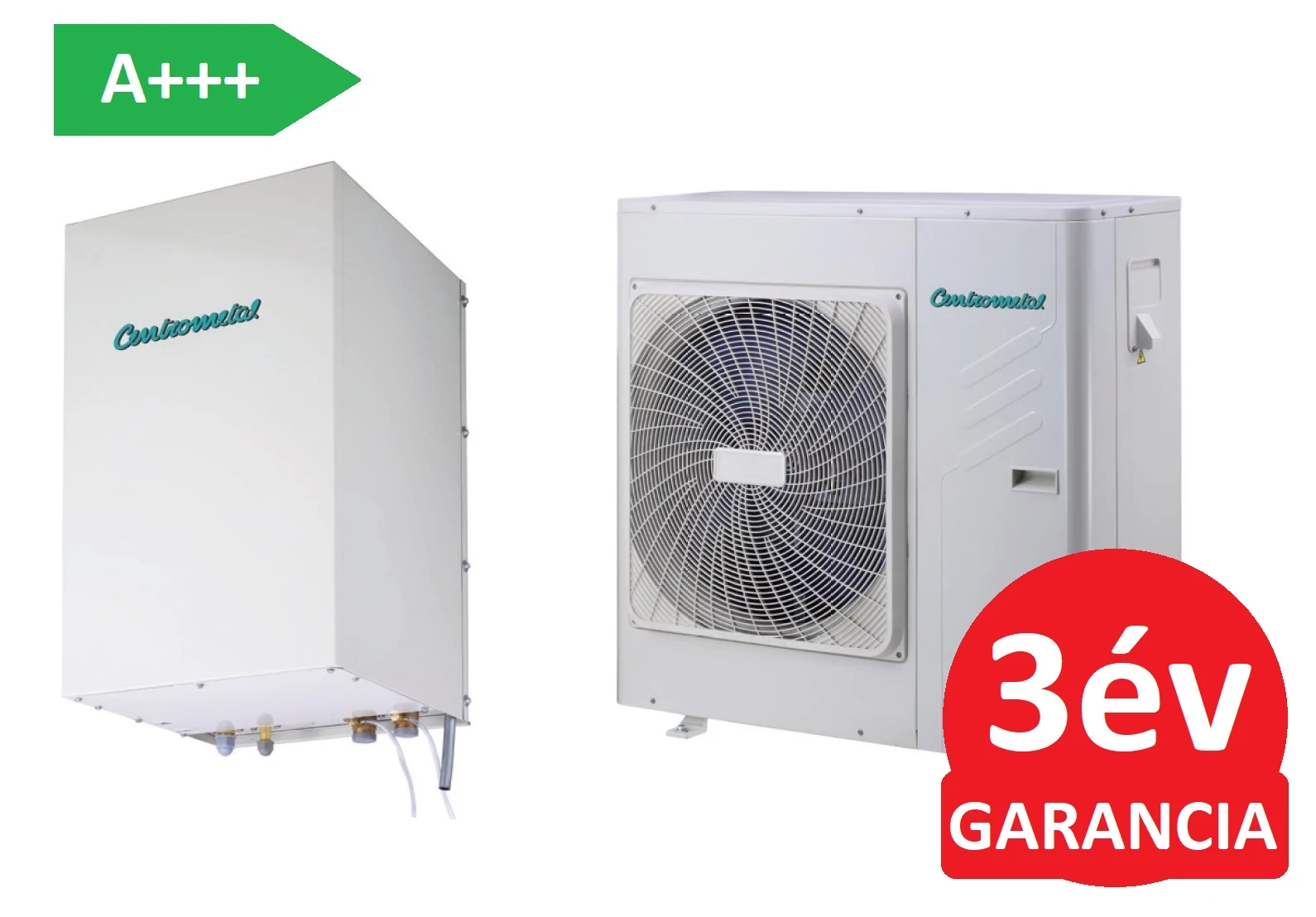 Centrometal Split Heat Pump 4 kW (split rendszerű levegő-víz hőszivattyú A+++)