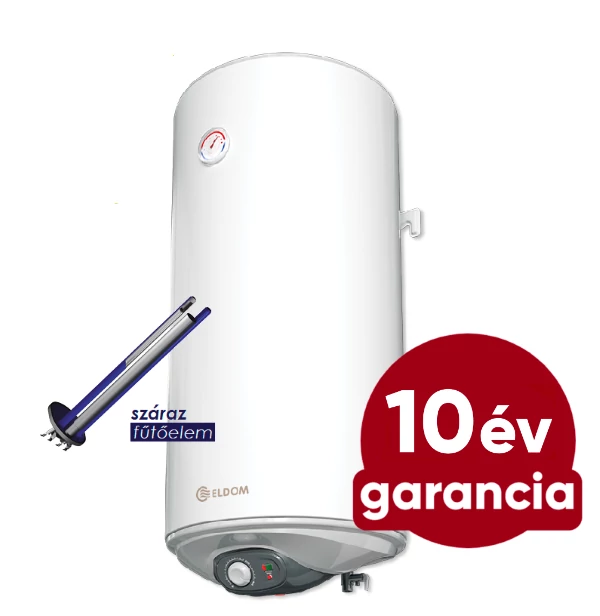 ELDOM Eureka DA-100 - csökkentett szervizigényű elektromos vízmelegítő (100 liter / 2 kW / 462 mm Ø)