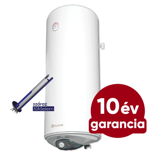 ELDOM Eureka DA-120 - csökkentett szervizigényű elektromos vízmelegítő (120 liter / 2 kW / 462 mm Ø)