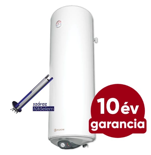 ELDOM Eureka DA-150 - csökkentett szervizigényű elektromos vízmelegítő (150 liter / 2,4 kW / 462 mm Ø)