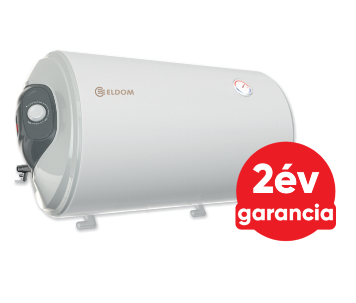 ELDOM Favourite 80 HL vízszintes elektromos vízmelegítő (2 kW - Ø 462 mm - 80 liter - balos)