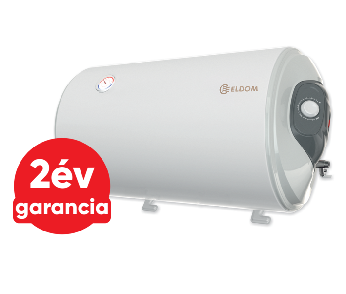 ELDOM Favourite 80 HR vízszintes elektromos vízmelegítő (2 kW - Ø 462 mm - 80 liter - jobbos)