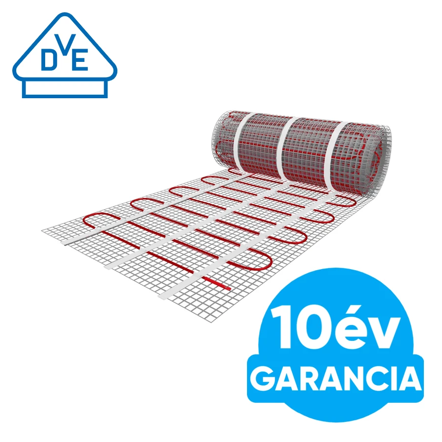 U-HEAT elektromos fűtőszőnyeg 6 m2 = 900 W padlófűtés
