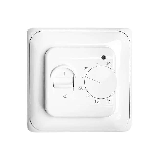 Falcon U-HEAT Standard Control manuális fali termosztát szobahőmérséklet és padlóhőmérséklet szenzorral