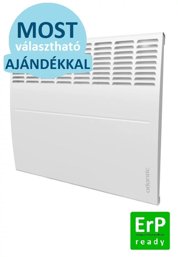 Atlantic F129-D 1500 W elektromos konvektor LCD vezérlő panellel (ErP ready)