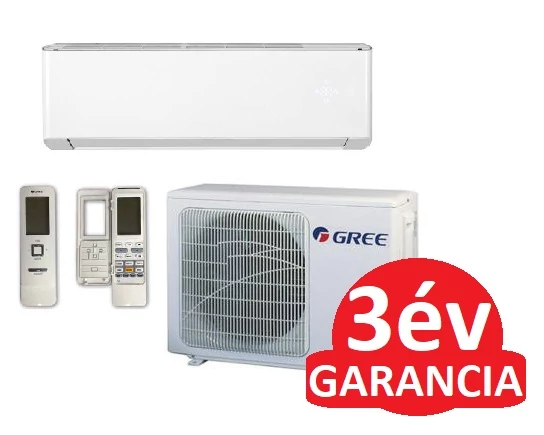 Gree Amber Grey GWH012YC-K6DNA2A oldalfali mono split klíma (R32, 3.5kW)