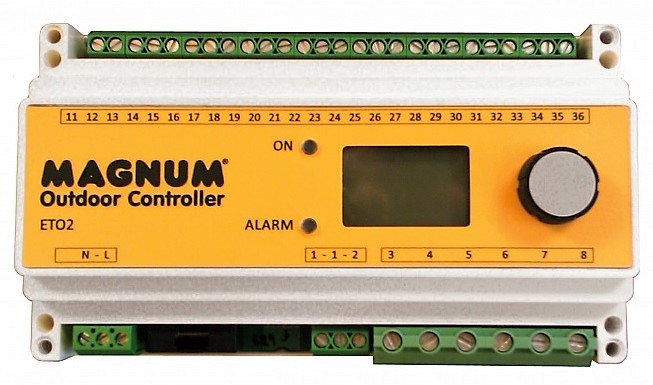 MAGNUM ETO2-4550 kültéri termosztát (3x16A / 230V) - nedvesség és hőmérséklet