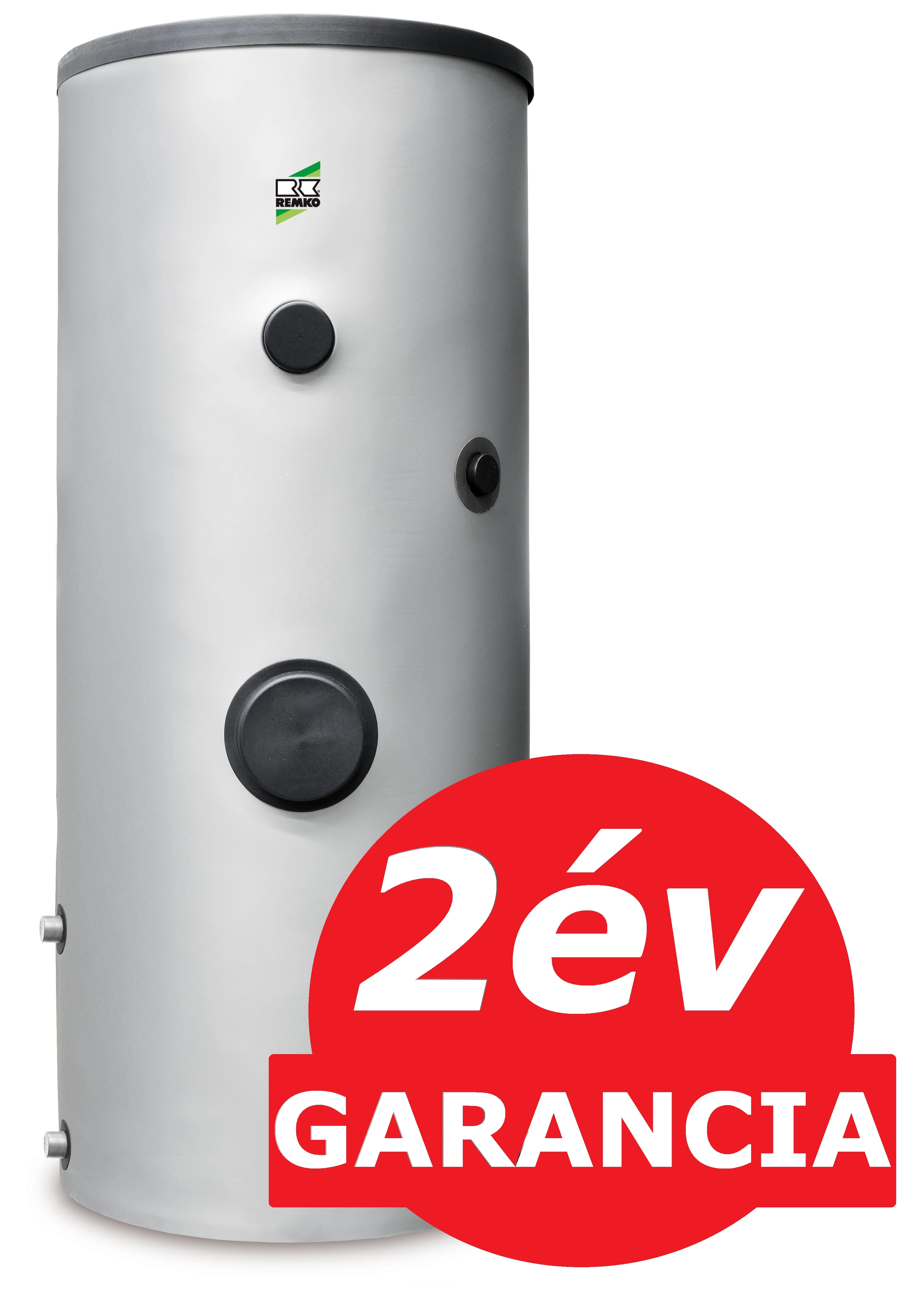 REMKO KWS 300 kombinált indirekt használati melegvíz és puffer tartály (300+100 liter) - 1 hőcserélővel