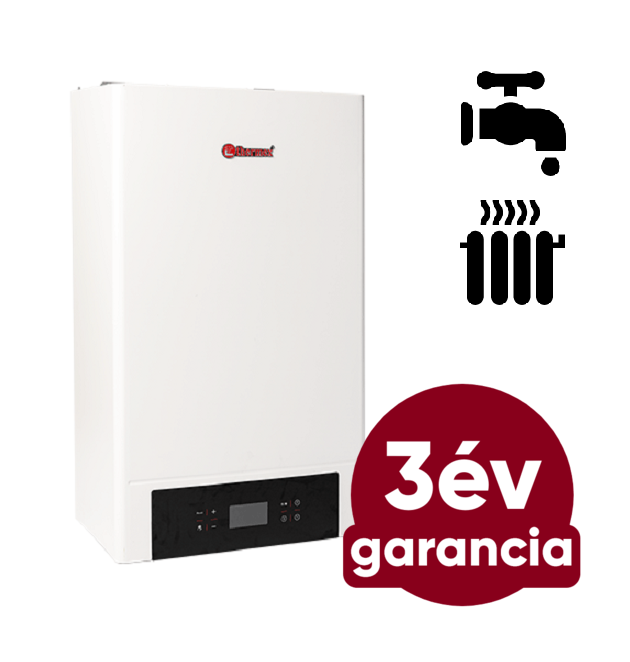 THERMEX E909 - 10,5 kW-os elektromos kazán fűtéshez és indirekt HMV tartállyal kiegészítve meleg víz előállításhoz