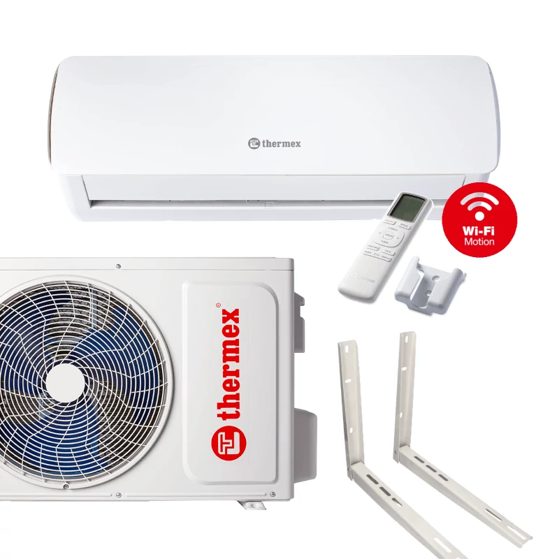 THERMEX SUR 12 WiFi oldalfali split hűtő-fűtő klíma, csepptálca fűtéssel, tartó konzollal (R32 - 3,5 kW)