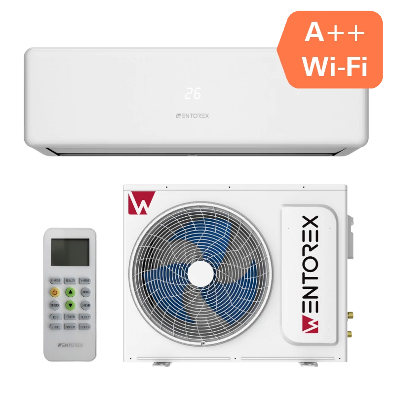 WENTOREX California 18 WiFi oldalfali split hűtő-fűtő klíma, tartó konzollal (R32 - 5 kW)
